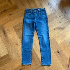 AG/Anthropologie high rise Stevie ankle jeans, 29